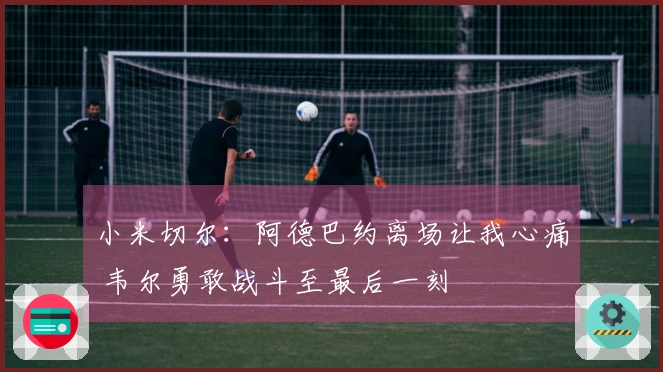 小米切尔：阿德巴约离场让我心痛 韦尔勇敢战斗至最后一刻